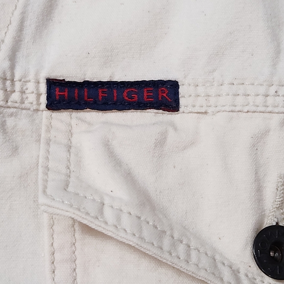 VINTAGE TOMMY HILFIGER EMBROIDERED PAINTERS VEST - Picture 4 of 8
